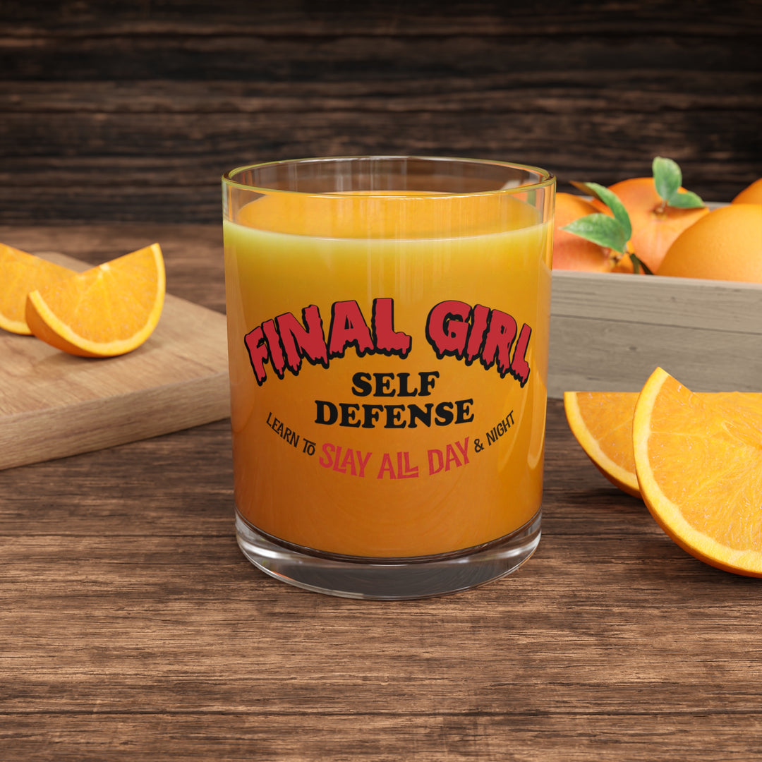 Final Girl Self Defense Cocktail Glass