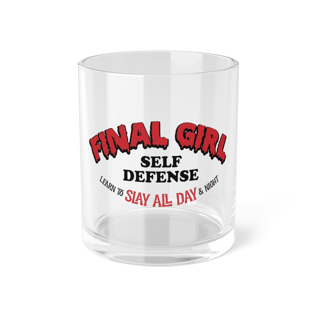 Final Girl Self Defense Cocktail Glass