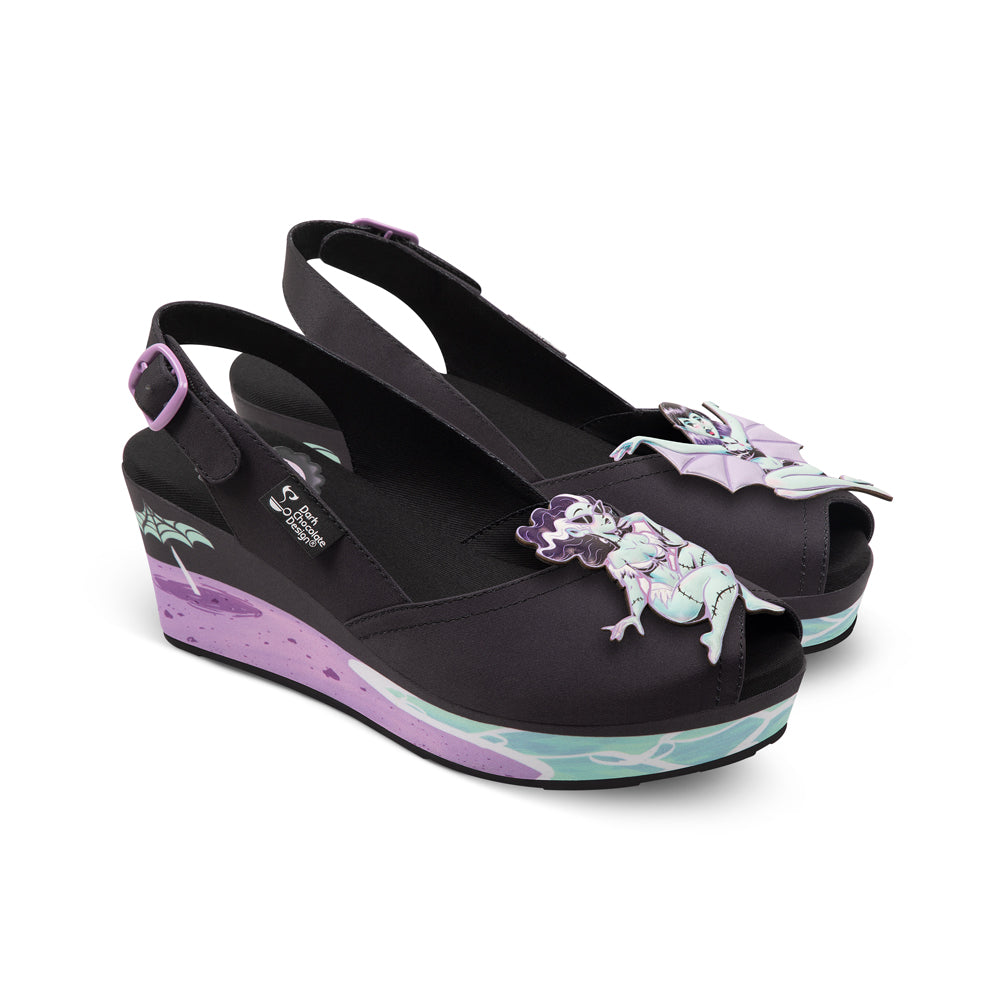 Chocolaticas® Beach Ghouls Women's Sandal – The Oblong Box Shop™