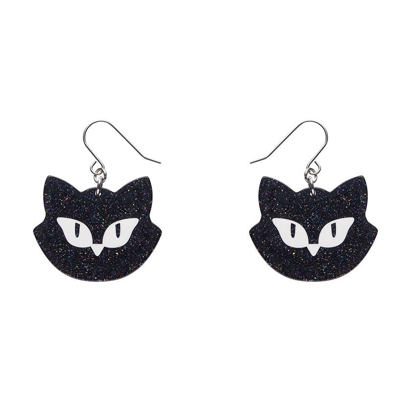 Cat on sale drop earrings