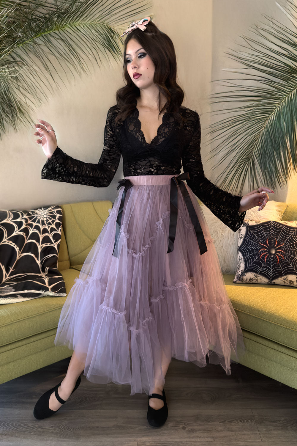 Skirt Cute Goth Outfits Female Y2K Gothic Shirt Set Skirt Women