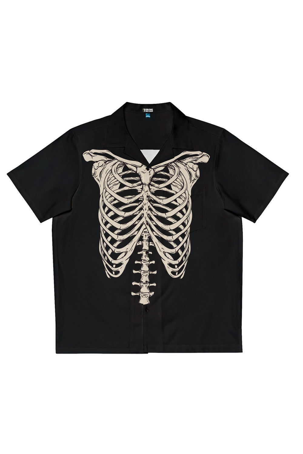 Skeleton Button Down Shirt