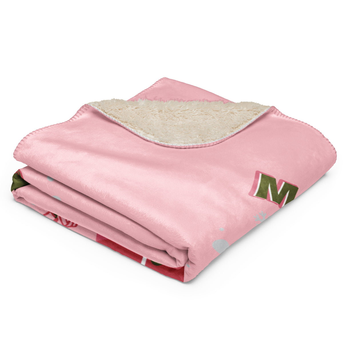 Mele Kalikimaka Sherpa throw blanket The Oblong Box Shop™