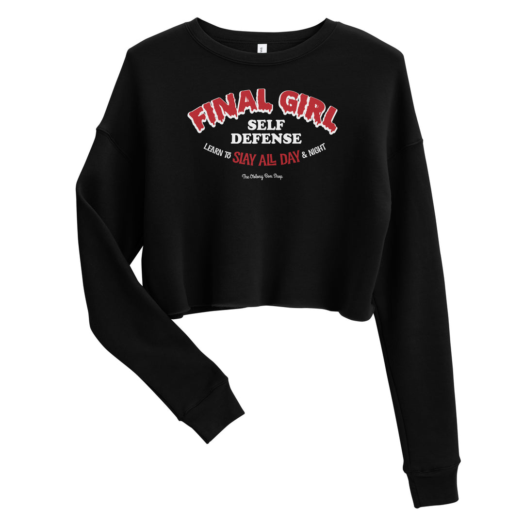 Final Girl Self Defense Crop Sweatshirt