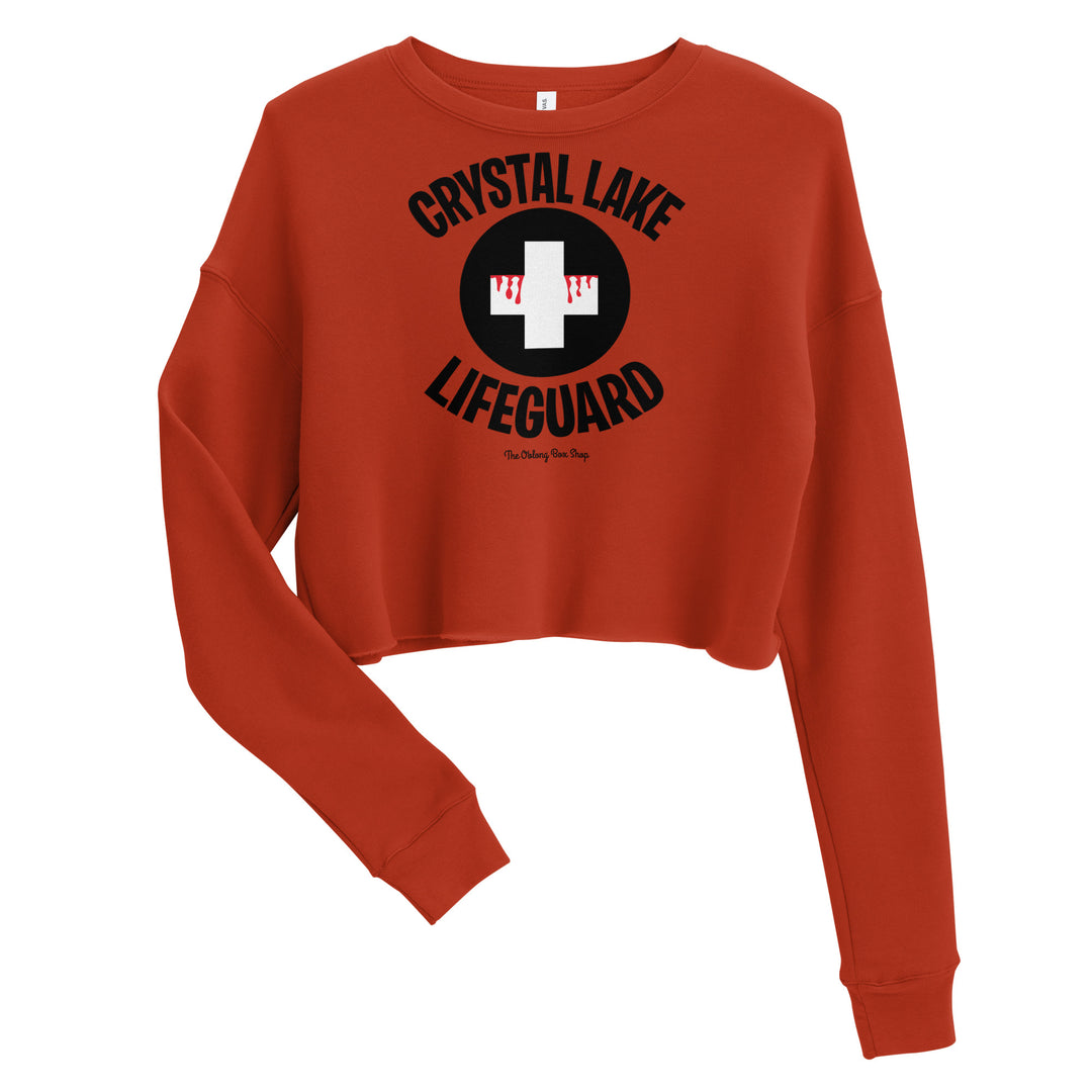 Crystal Lake Lifeguard Crop Sweatshirt