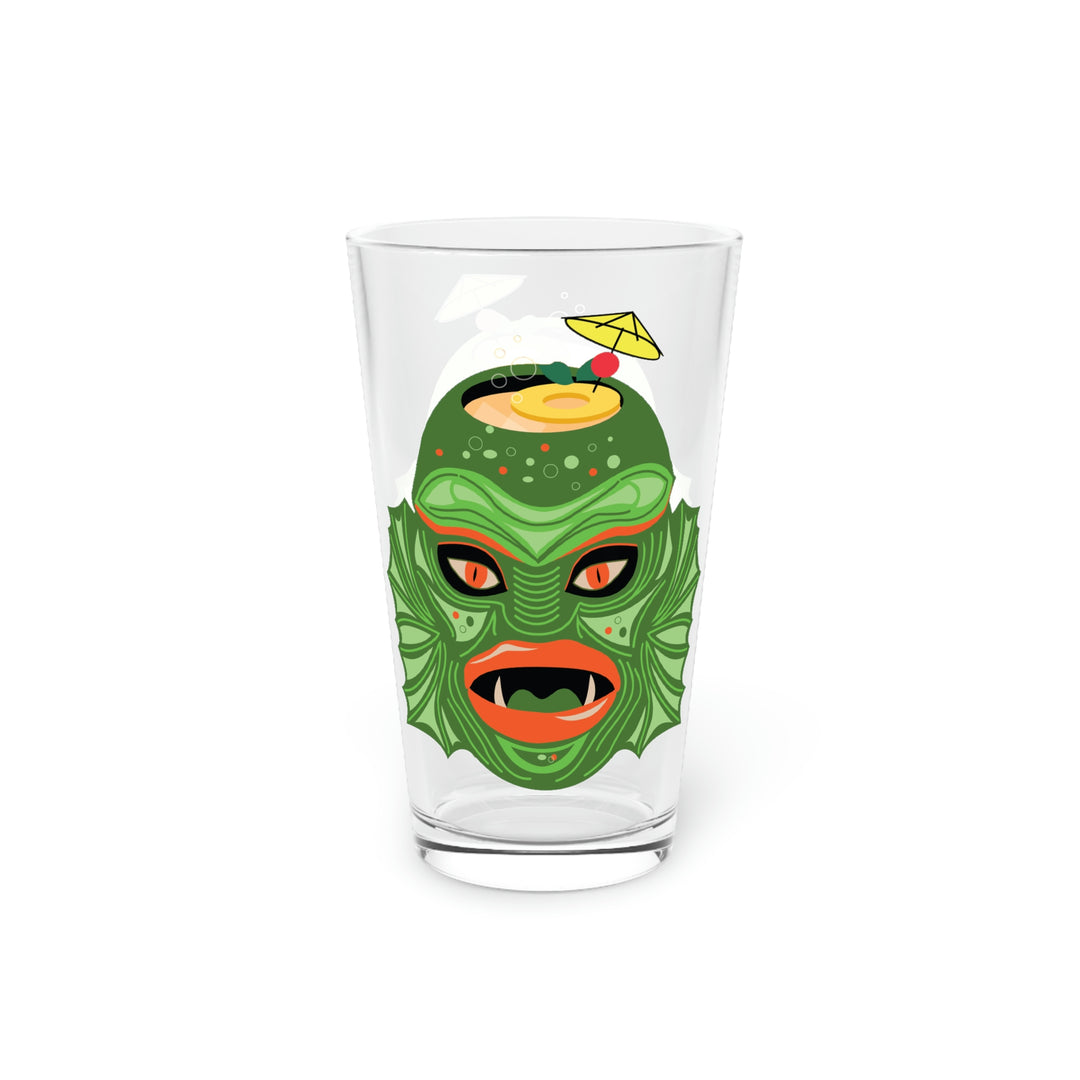 Swamp Creature Tiki Mug Pint Glass, 16oz