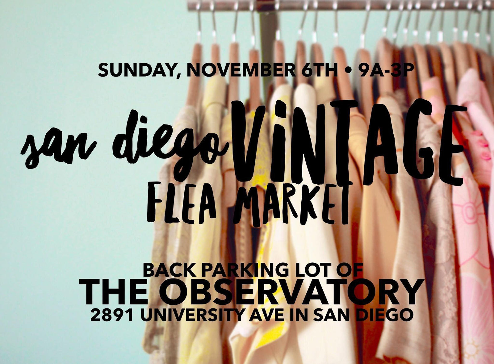 CLEARANCE SALE at SD Vintage Flea Market - The Oblong Box Shop