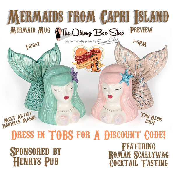 Mermaids From Capri Island Mermaid Mug Preview Party