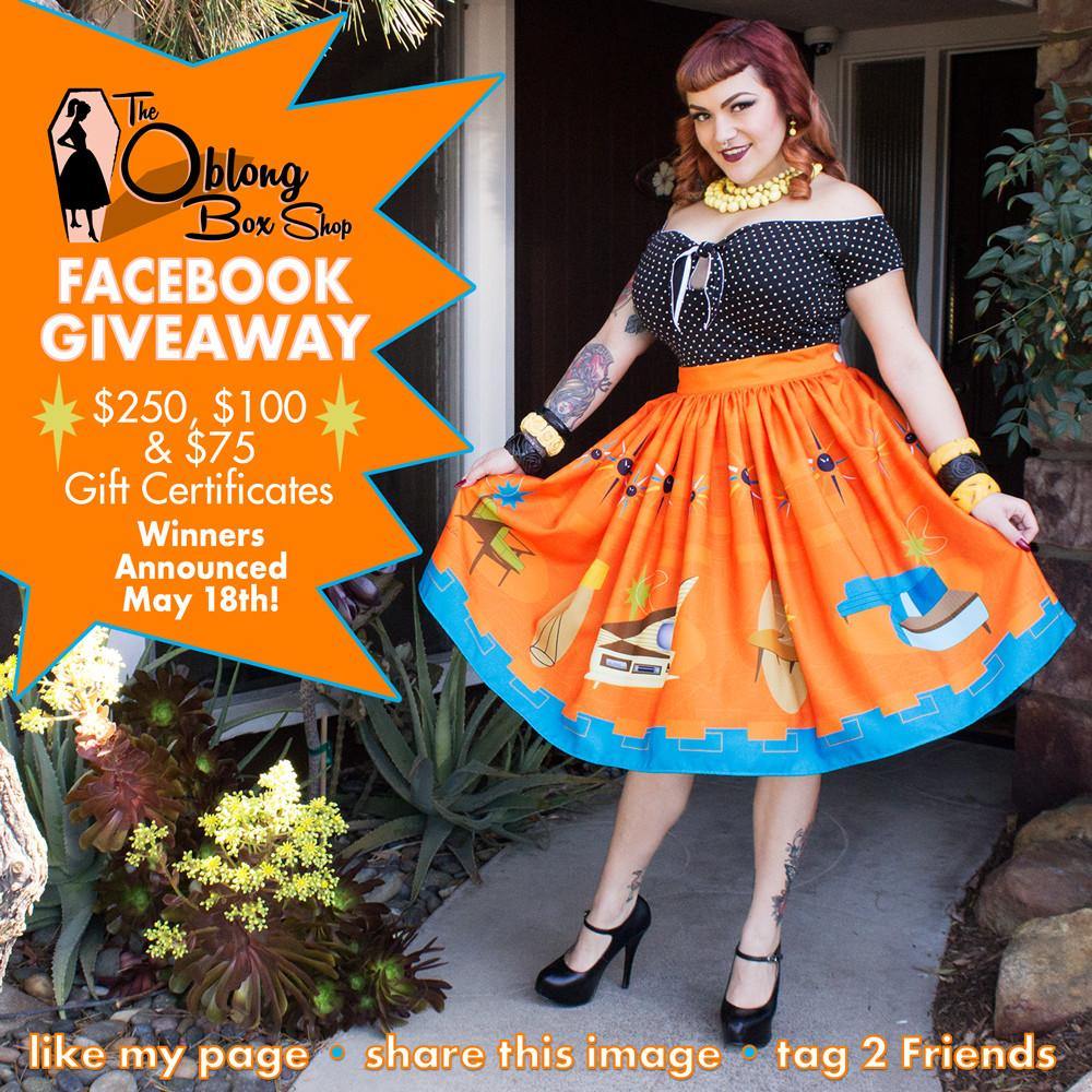 Win a Gift Certificate on Facebook! - The Oblong Box Shop