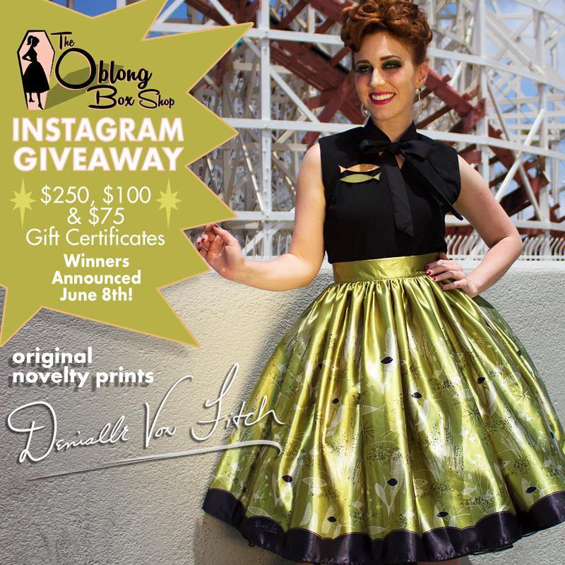Instagram Contest! - The Oblong Box Shop