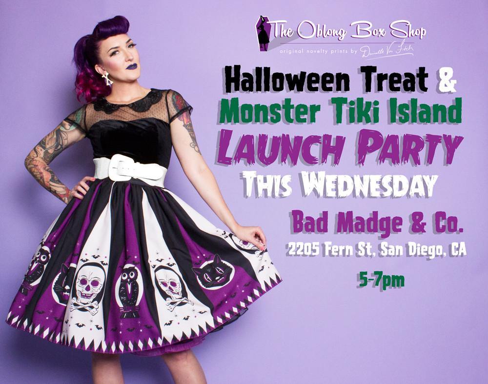 You're Invited to My Launch Party! - The Oblong Box Shop