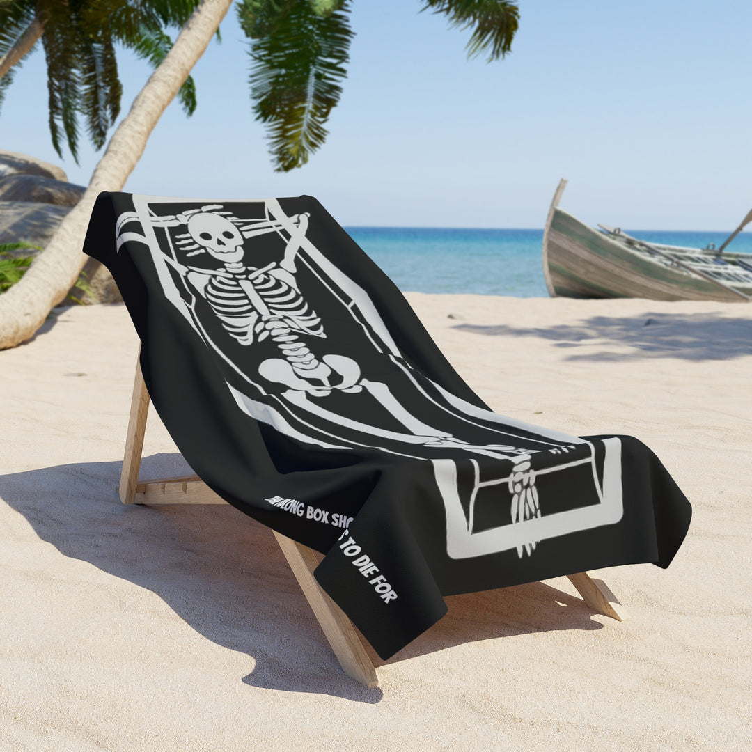 Summer-ween Skeleton Beach Towel