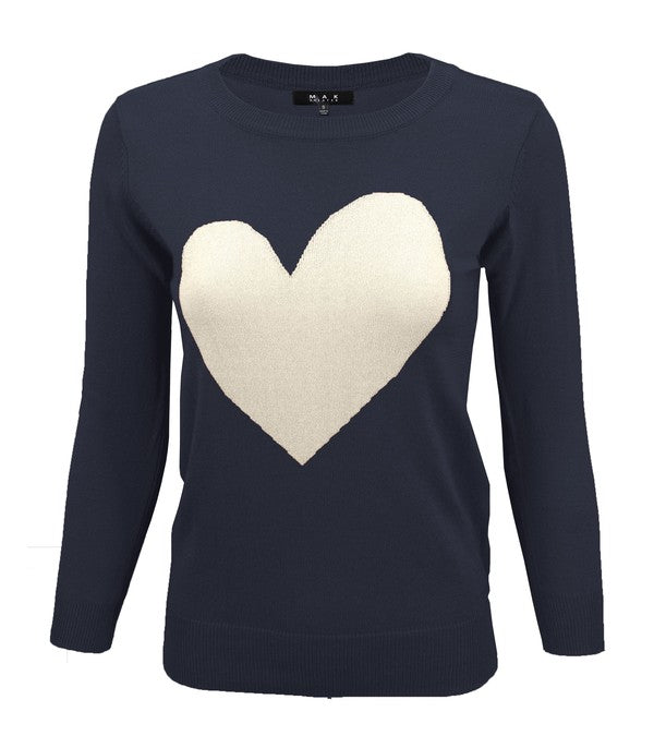 Mak Love Heart Sweater