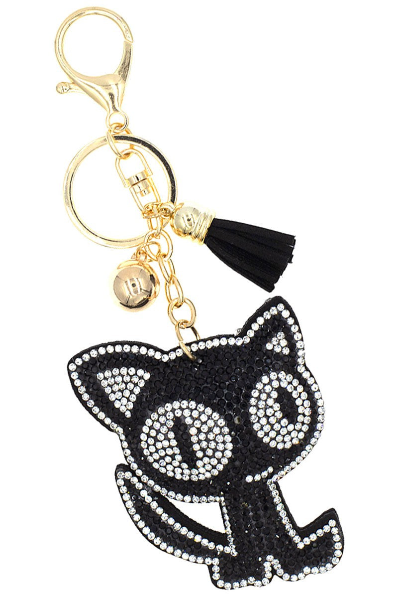 Big Eyes Kitty Keychain