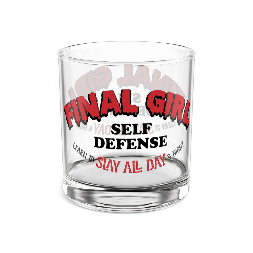 Final Girl Self Defense Cocktail Glass