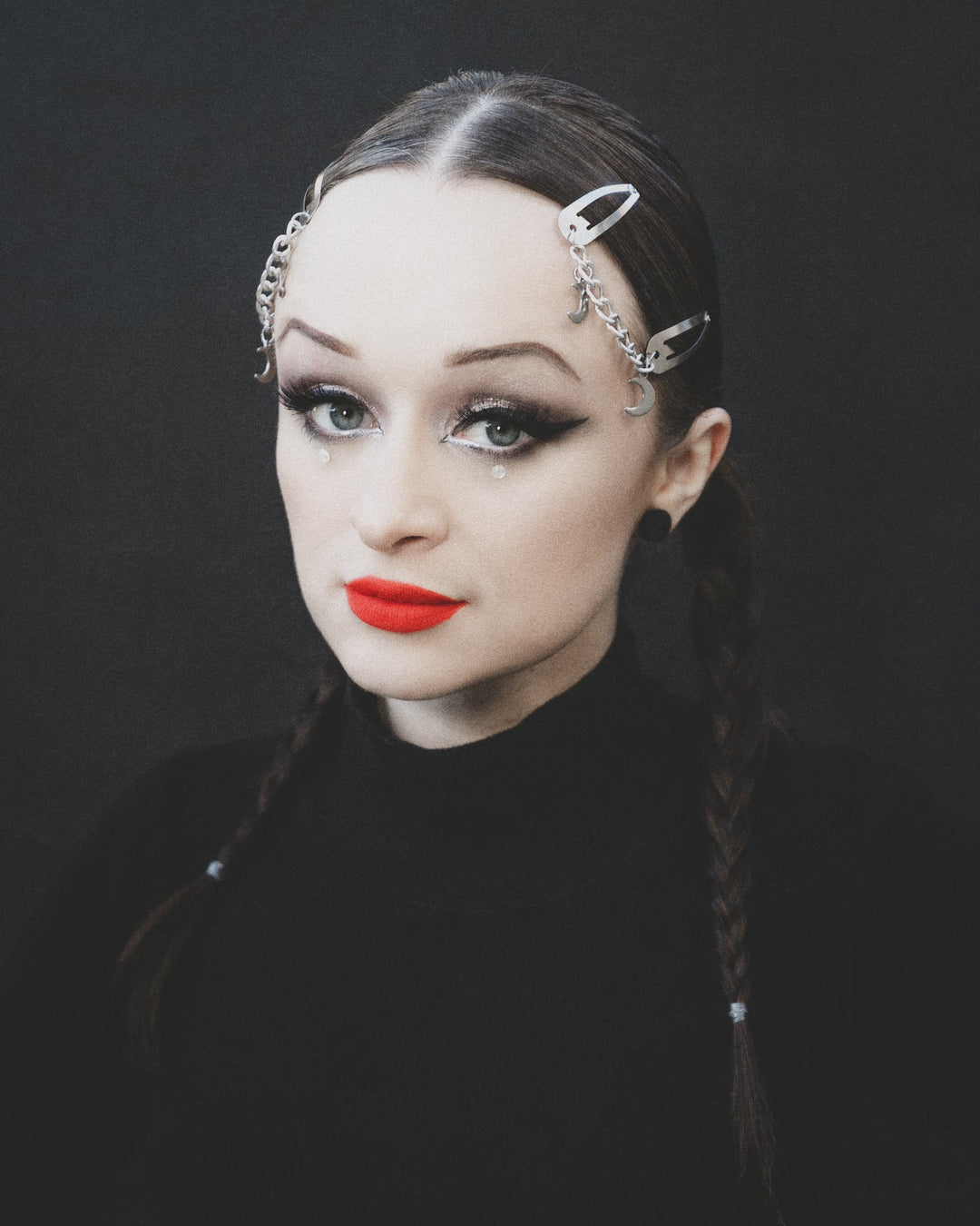 Double Moon Hair Clips