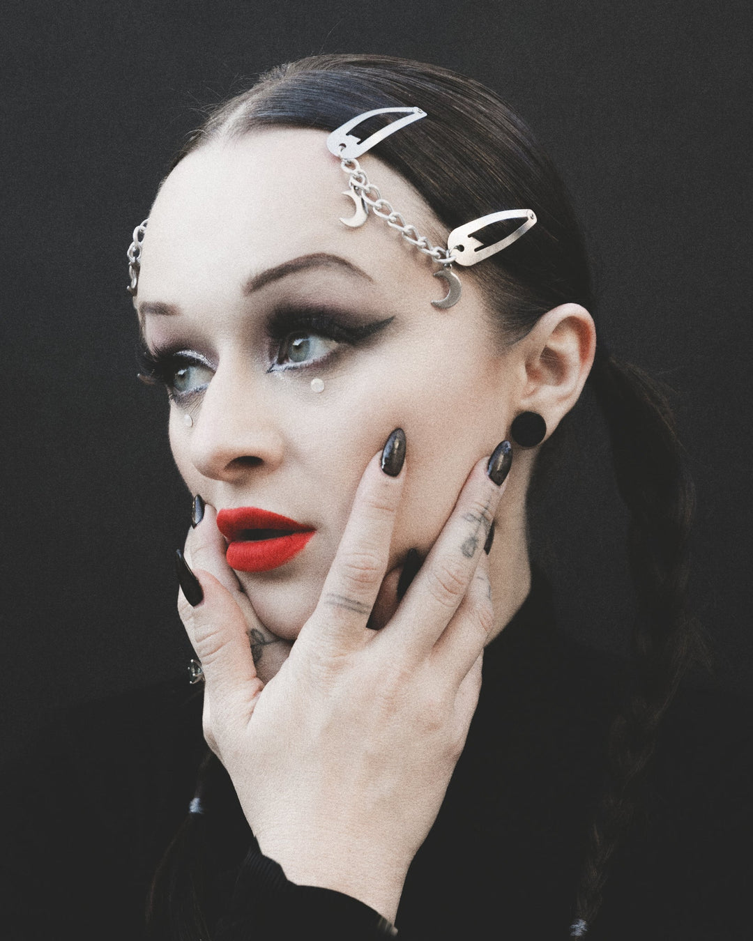 Double Moon Hair Clips