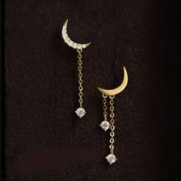 Luna Zircon Drop Earrings