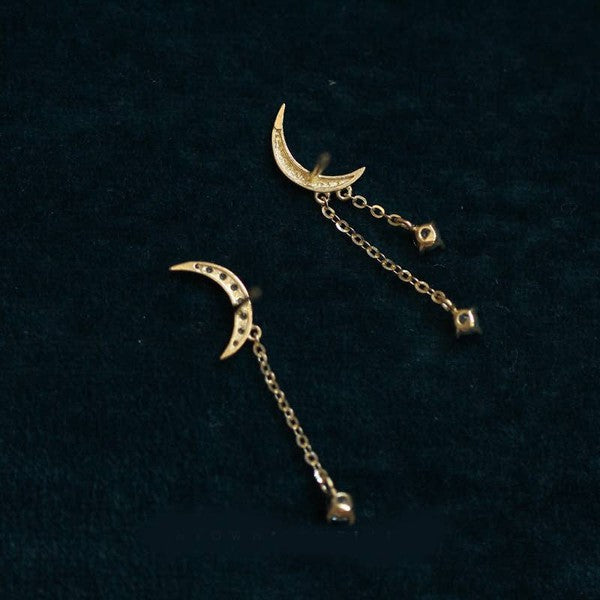 Luna Zircon Drop Earrings