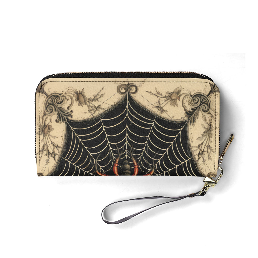 Victorian Web Zipper Wallet