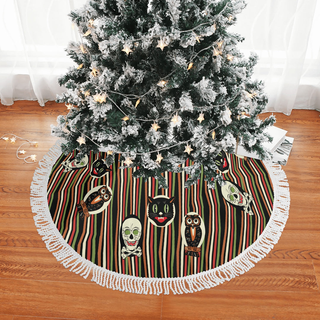 Haunted Holiday Tree Skirt