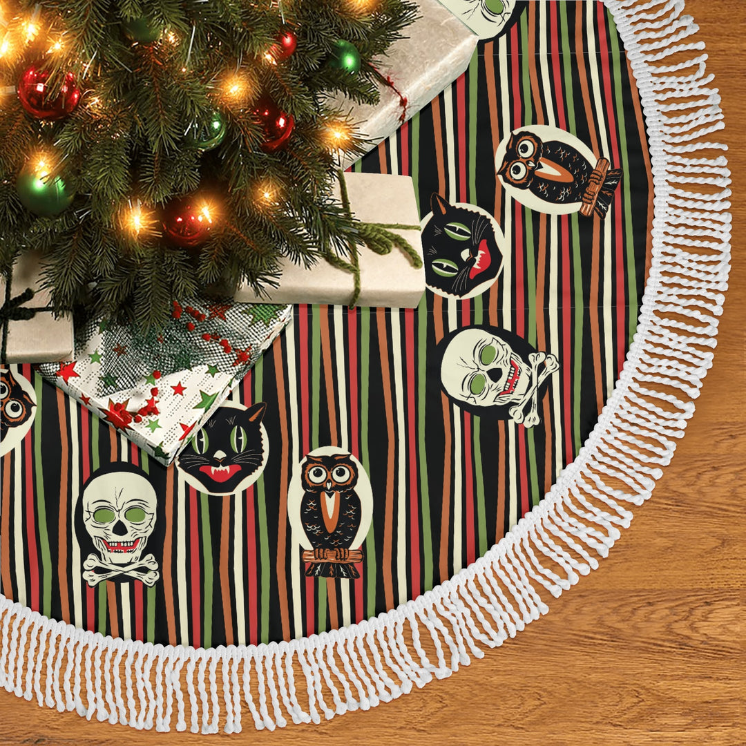 Haunted Holiday Tree Skirt