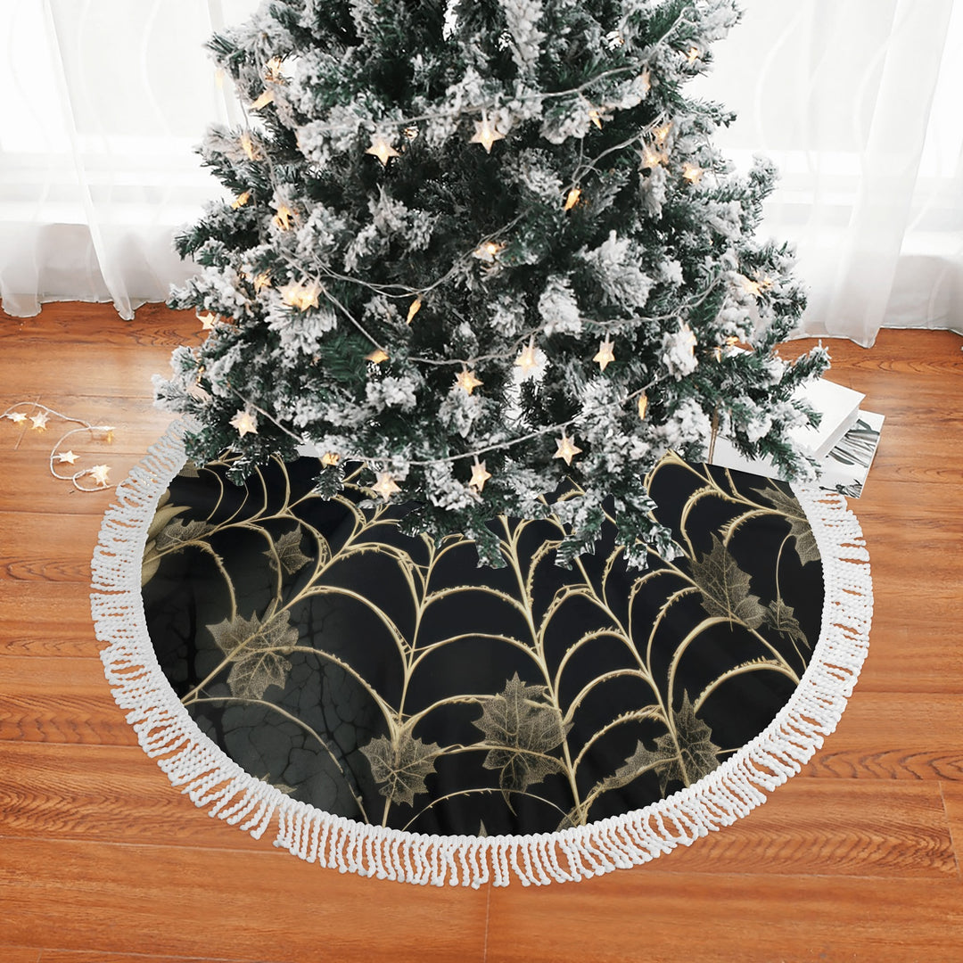 Vintage Spiderweb Holiday Tree Skirt