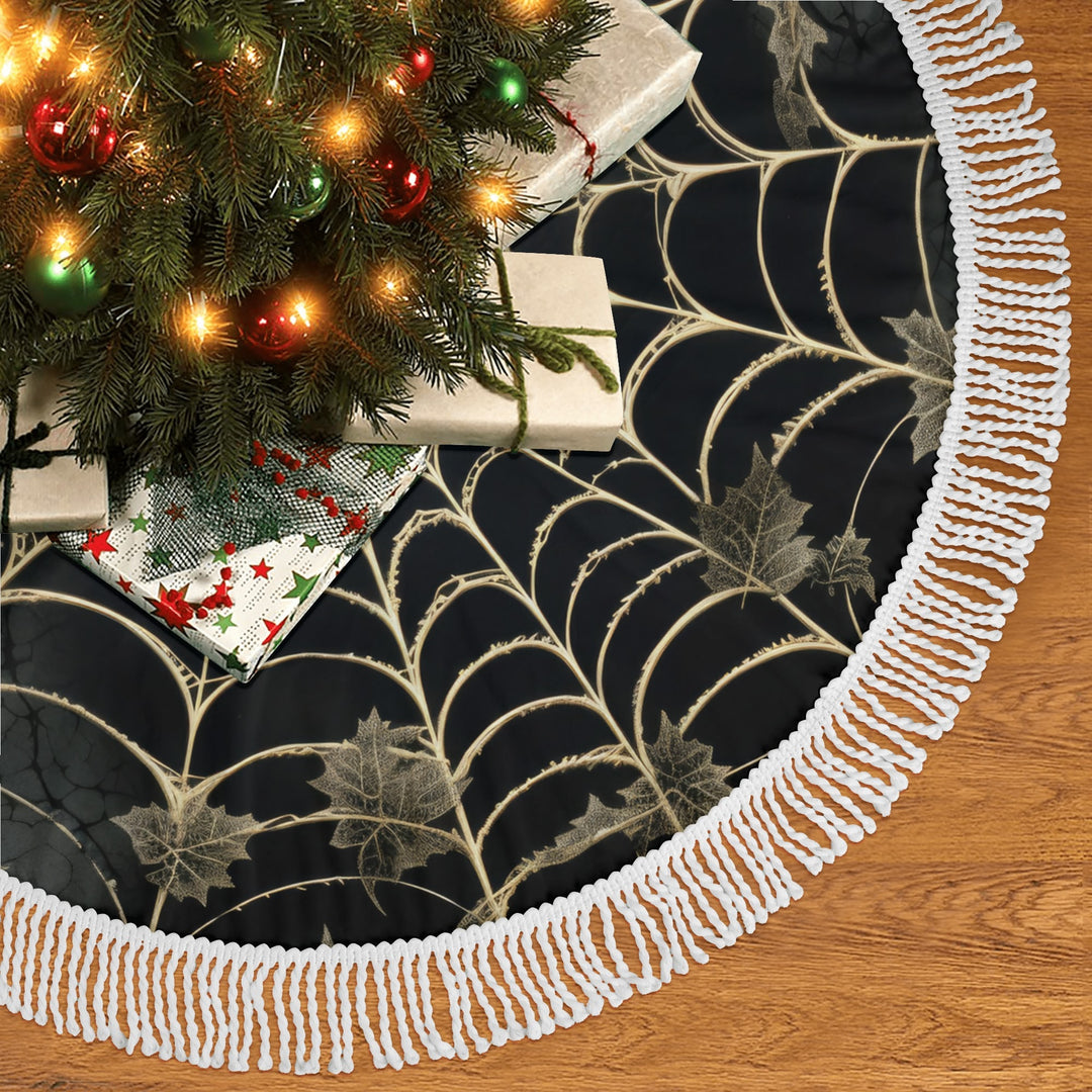 Vintage Spiderweb Holiday Tree Skirt