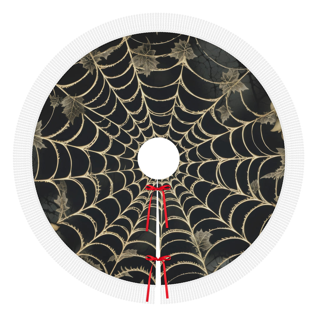 Vintage Spiderweb Holiday Tree Skirt