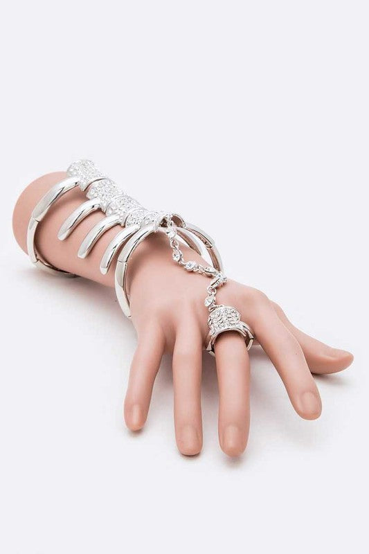 Crystal Spine Iconic Palm Bracelet