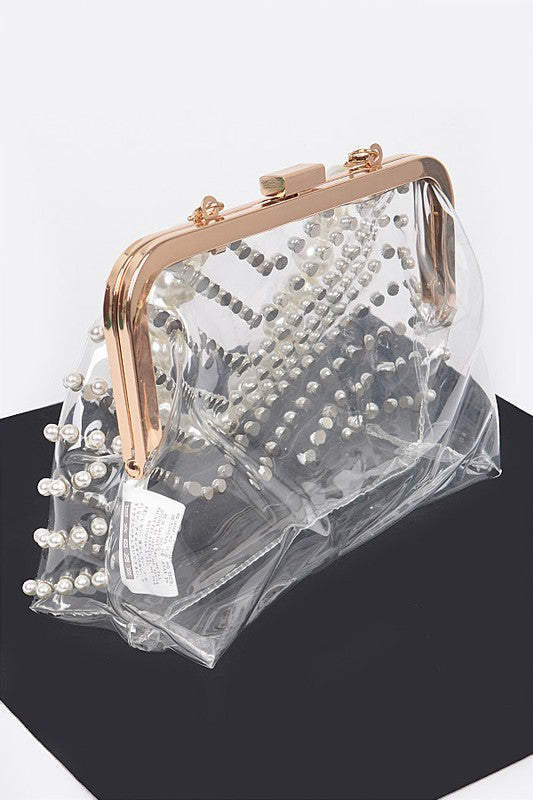 Clear evening bag online