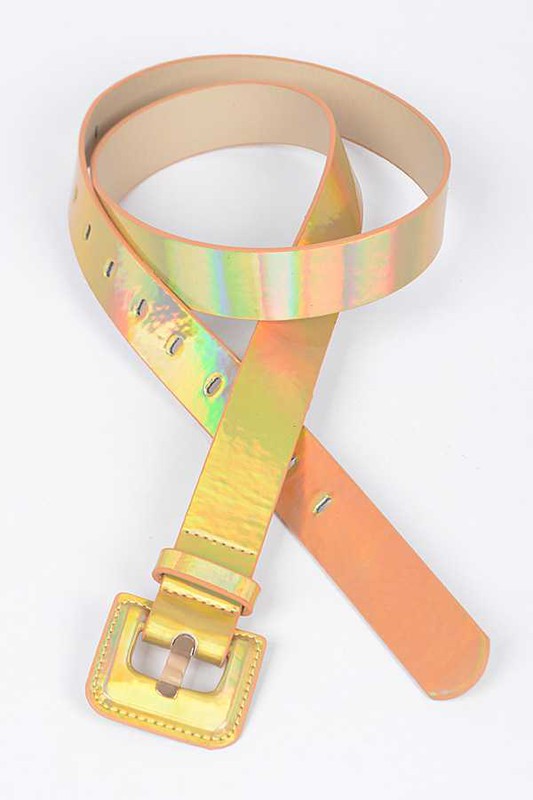 Holographic PlusSize Fashion Belt