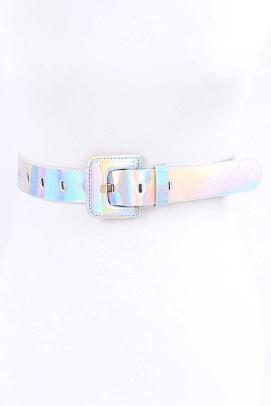 Holographic PlusSize Fashion Belt