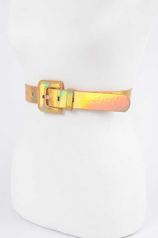 Holographic PlusSize Fashion Belt