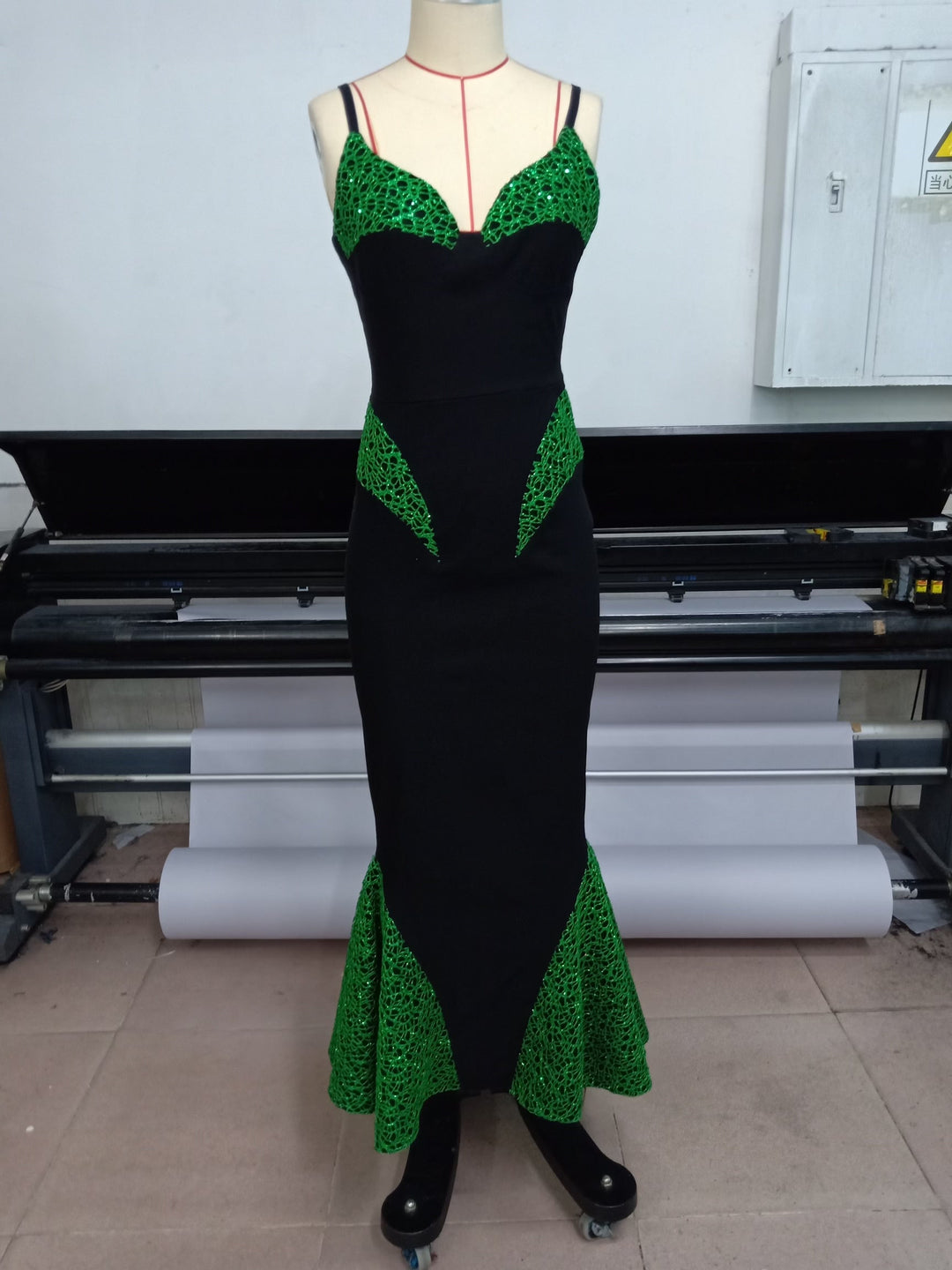 Creature Sparkle Dress in Green