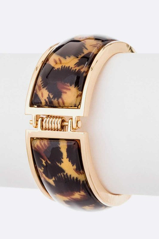 Iconic Glass Hinged Bangle