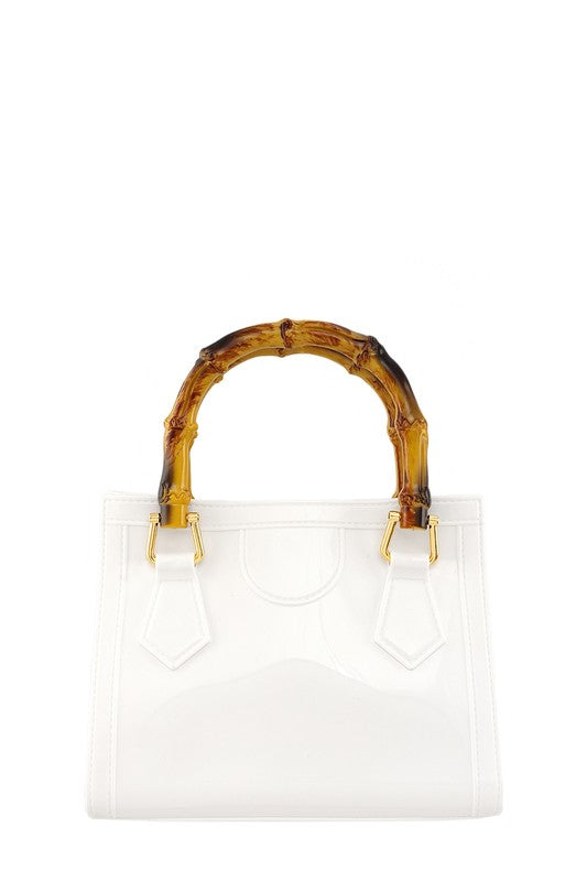 Don't Be Jelly Bamboo Handle Purse