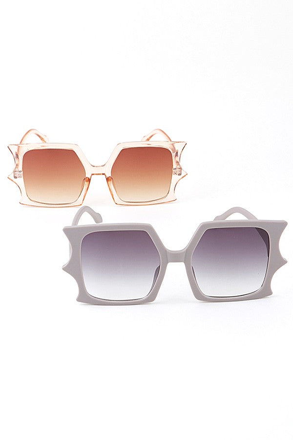 Square Bat Wing Sunnies