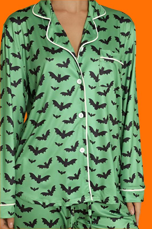 Halloween two piece pajama set