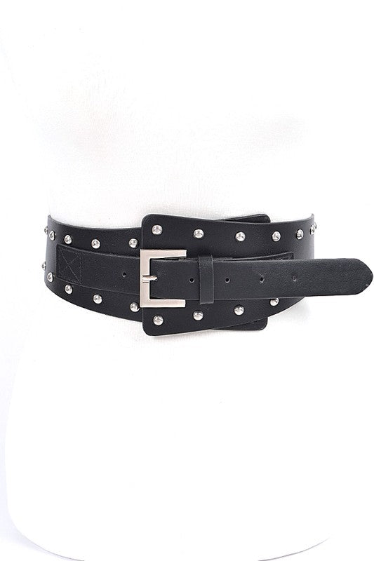 Studded Iconic Wide Corset Belt