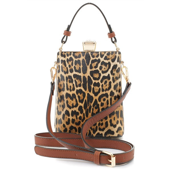 Lovely Leopard Crossbody Purse