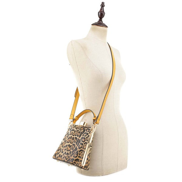 Lovely Leopard Crossbody Purse