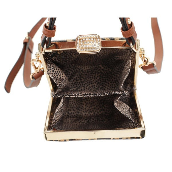 Lovely Leopard Crossbody Purse