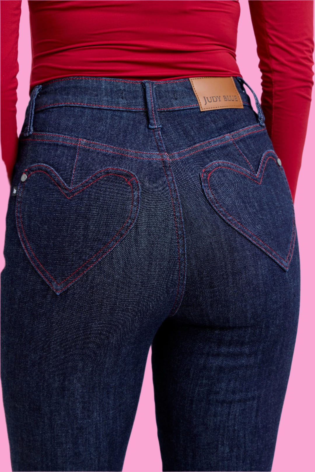 Sweetheart Pocket Stretch Skinny Jeans