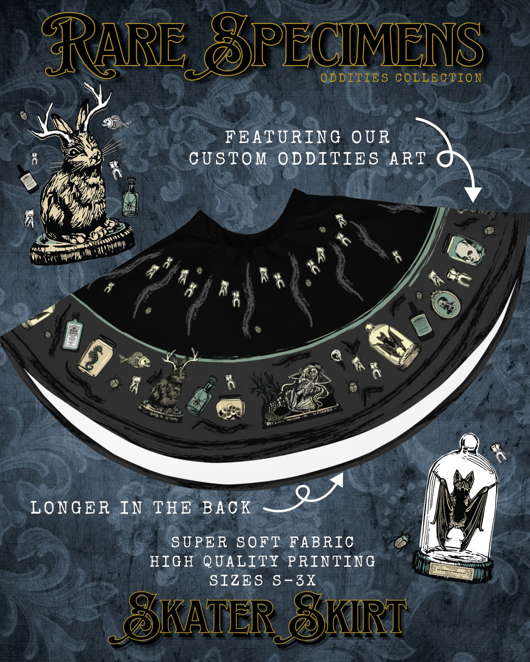 Rare Specimens Skater Skirt