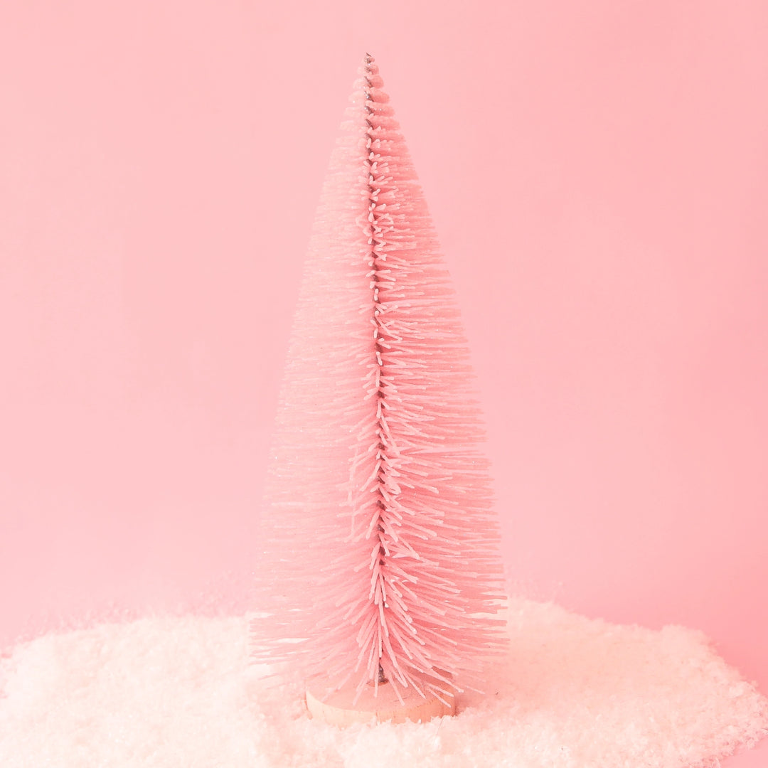 13' Bottle Brush Tree - Warm Pink