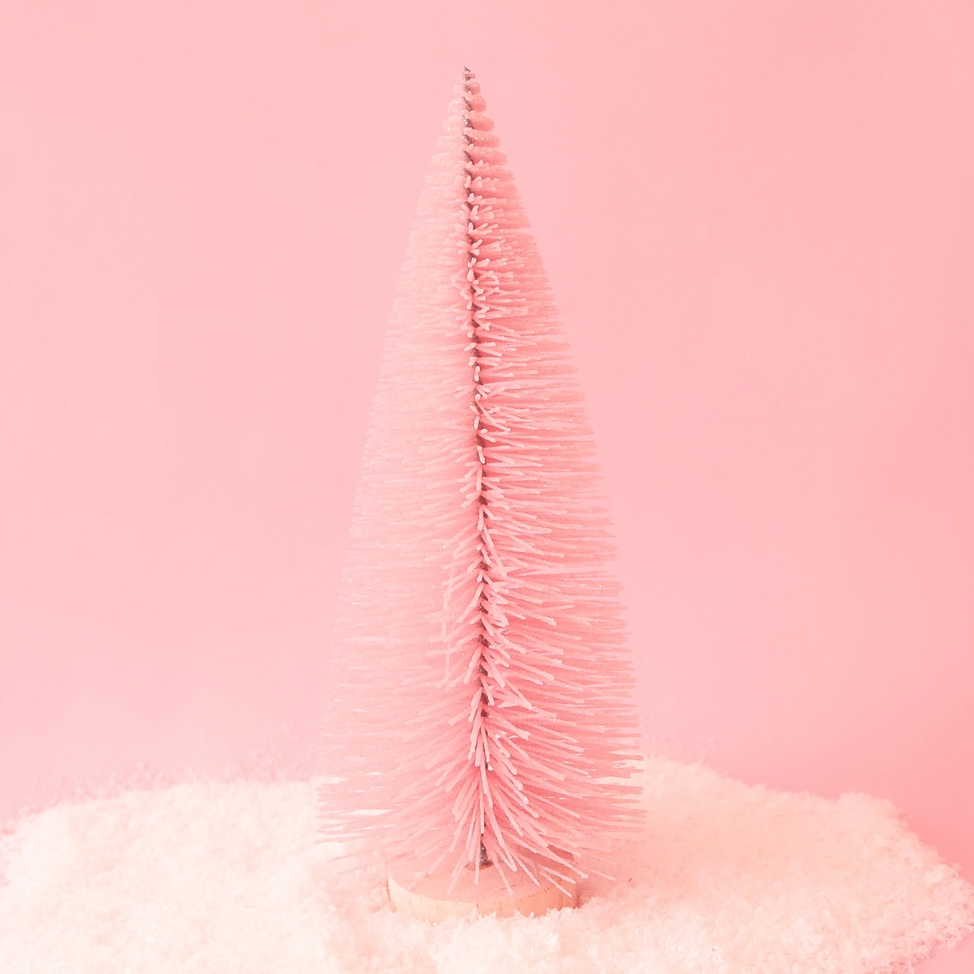 13' Bottle Brush Tree - Warm Pink - FINAL SALE