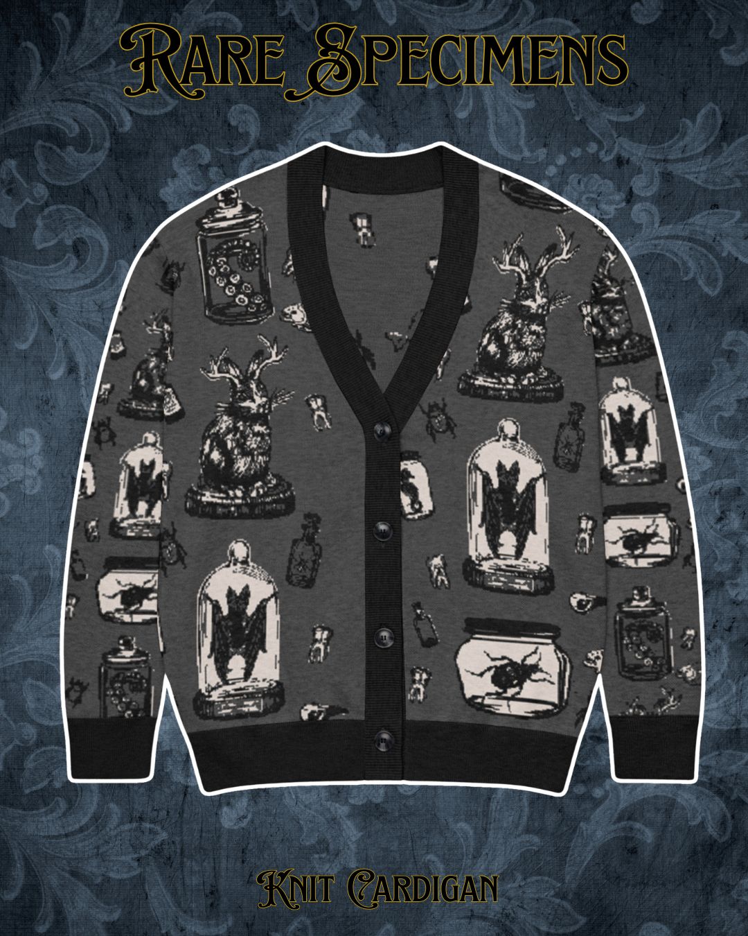 Rare Specimens Knit cardigan Made To Order