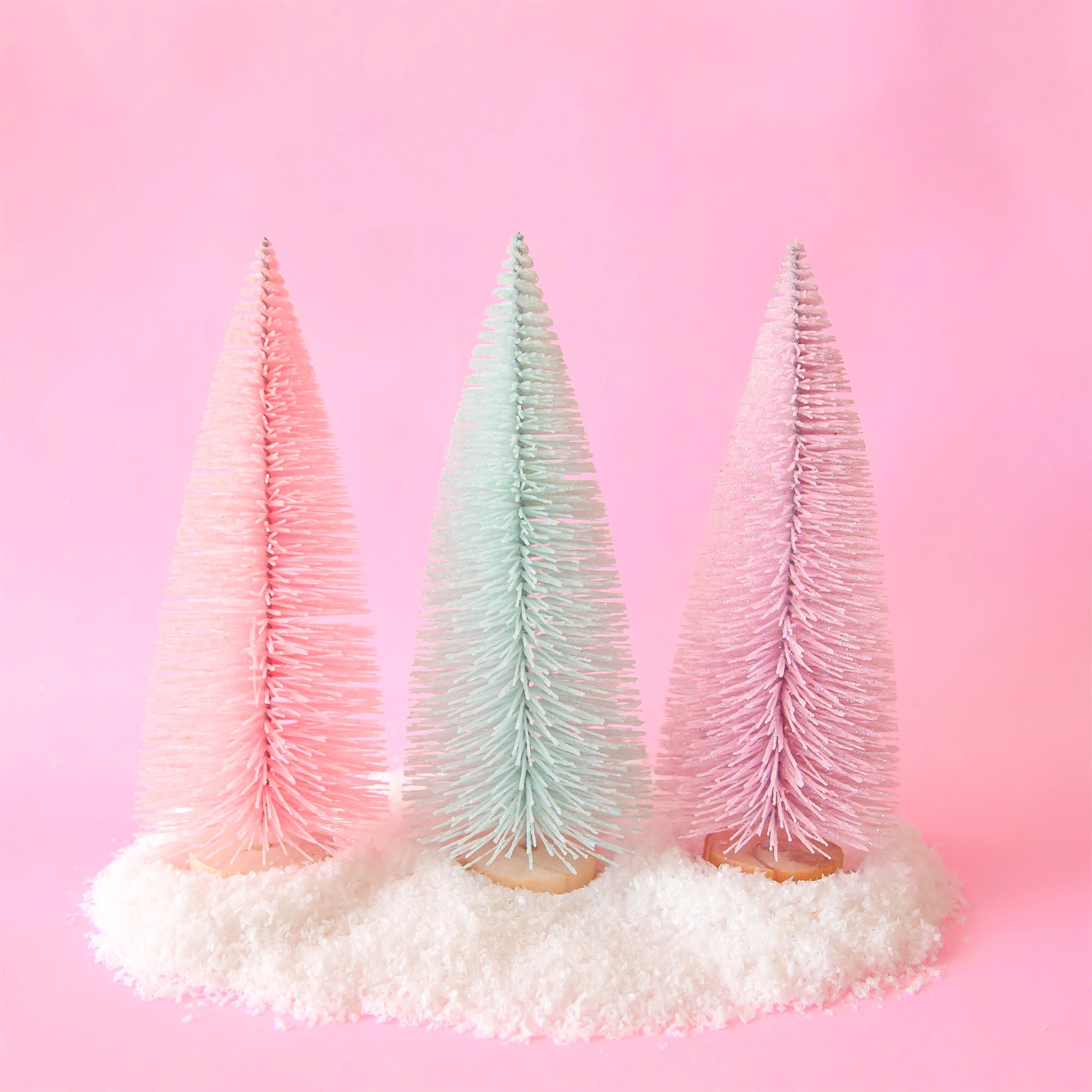 13' Bottle Brush Tree - Cool Pink - FINAL SALE