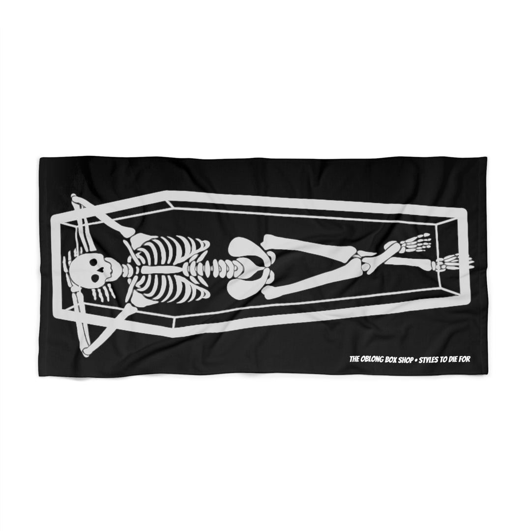 Summer-ween Skeleton Beach Towel